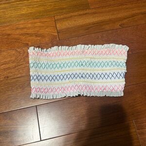 Strapless bathing suit top